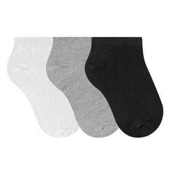 Kit 3 Pares Meia Selene Sapatilha Básica Infantil